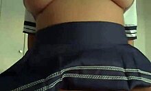 HORNY SCHOOLGIRL with HUGE TITS GETS FUCKED by her TIGHT PUSSY