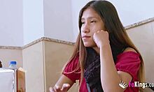 Latina Girl-Next-Door Adely Ruiz Turns Horny Slut in Porno