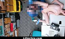 Hey, that tiny 18+ suspect grabbed tons of stuff at the shop - liftersex!