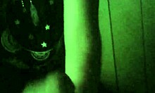 Handjob leads to cumshot with cute petite friend.