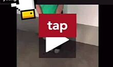 Young couple has sex in living room before school.