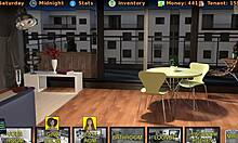 Redhead Katia stretches her big tits and ass