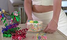 I got the best birthday with cock and cake to celebrate my day