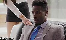 xempire horny teen finds stress relief with big black dick