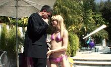 older guy finds slutty teen 18+ kelly klass at pool to fuck after work