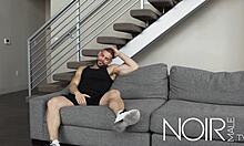 Gay Roommate Catches Masturbating