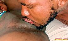 Wife rides monster cock hard before party!