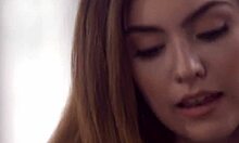 violet starr leads freya parker to a game of lesbian sex with fingering and hairy pussy