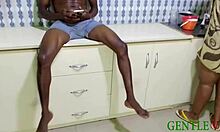 Nigerian woman screams for harder fucking with big black cock.