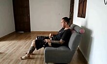 Latina Prostitute Catches Nephew Masturbating As She Exits The Bath