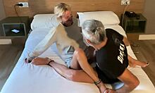 Spanish MILF Experiences Three Orgasms in Stunning Oral Session. Eating Pussy and Blowjob with Little Blonde and WildSpainMan.