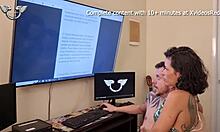 Summoned succubus in bath made me cum with lesbian threesome and exotic touches.