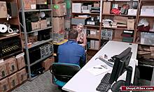 Busty Blonde Shoplifter Gets Nailed Hard by LP Officer