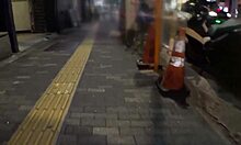 Moa-chan slender clerk sucks cock and squirts in cafe.