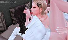 futanari stepdaughter tricks stepmom into taking huge dick, wanna see her deep throat in anime hentai?