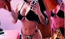 Latina Girlfriend Wets Her Pussy For Boyfriend's Fat Cock In Public