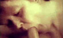 amateur guy gets his monster cock worshipped with sucking and licking before a facial