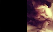 amateur guy gets his monster cock worshipped with sucking and licking before a facial