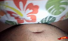 latina babysitter rubs against stepfather in intimate moment