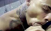 Sucking My Well-Endowed Friend's Cock