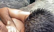 Hey, getting it on at Abrico Rocks in RJ is wild