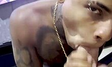 Sucking My Well-Endowed Friend's Cock