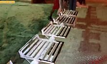 Interracial Group Creampie Action with Big Black Cocks