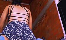 shy latina schoolgirl stepsister ends up riding hard cock