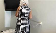 Strict Stepmom Relaxes with ANAL SEX at Home with Stepson!