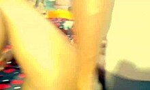 ebony stripper teases with moans during sensual massage