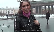 Prachtige Jonge 18+ Meid Opgepikt Voor Buiten Porn!