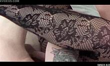 hot wife in lingerie fucks and sucks two dicks