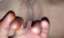 I fuckd the pritty neibor girl's tite shaved pussey.