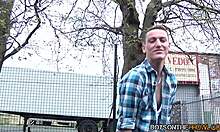 three twinks bang in vehicle with big cocks