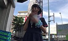 Japanese cute teen idol with small waist hides in homemade skinny beauty shot