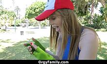 Stepsister Catches Pokemon Dick With Stepbro!
