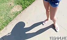 Teen Mia Hurley Sampling Tight Pussy