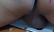 Myanmar gay twink performs hot wax solo in homemade collection 2