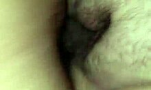 i creampied my girlfriend's hairy pussy with my big black cock while on the phone