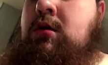 young gay chub enjoys solo play with dildo