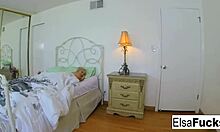 Elsa Jean Wakes Up to a Sticky Creampie in Her Tight Pussy.