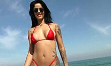 Shayene Samara Feels Intense Pleasure with Big Black Cock on Beach