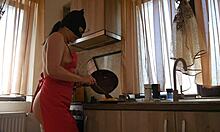 Can I cook for you, curvy mommy?