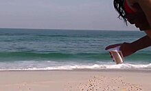 Shayene Samara Feels Intense Pleasure with Big Black Cock on Beach