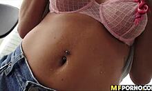 Freaky amateur teen Keisha Grey performs in POV with friend, speaking Spanish.