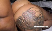 i stretch bellatrice's big booty with a bottle and monster cock