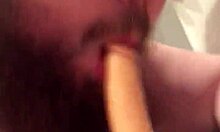 young gay chub enjoys solo play with dildo