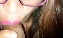 my parents aren't home and my stepbrother asked me to milk him, so i did it with my mouth