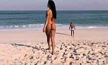 Shayene Samara Feels Intense Pleasure with Big Black Cock on Beach