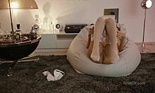 Sensual Young Beauty in Stockings Indulges in Solo Orgasm Play. Her Cute Curves Tease Softly.